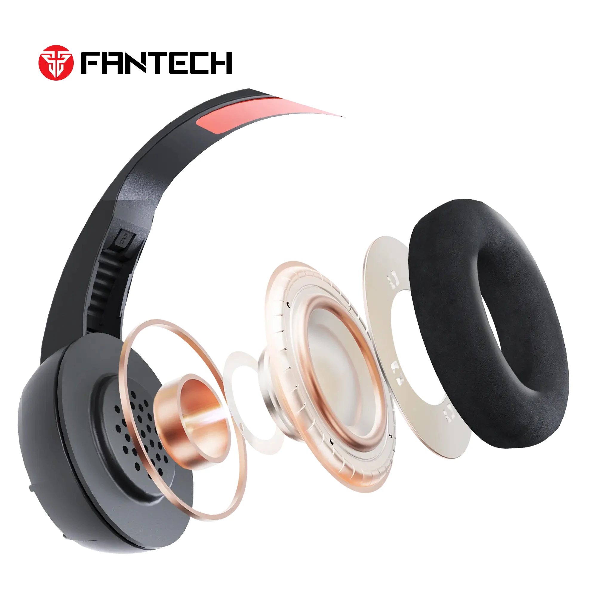 Fantech TONE 2 HQ56 Wired Gaming Headset 3.5MM - Black